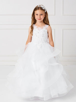 Ashley (7018) Girl's Special Occasion/Flower Girl/ Mini Quince Dress Sizes 2-18