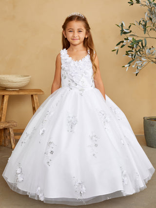 Kristen (7039)  Flower Girl/Mini Quince/Pageant Dress