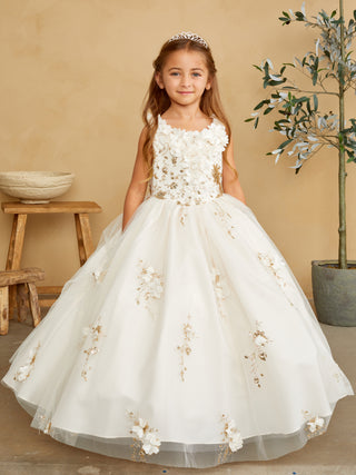 Kristen (7039)  Flower Girl/Mini Quince/Pageant Dress