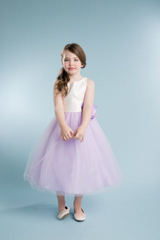 Suzanne 212 Dull Satin top with Tulle Skirt Sizes 2-12