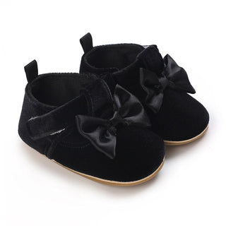 3-18M Baby Girl Bow Princess Shoes With Non-Slip Rubber Soles Wholesale Accessories Vendors