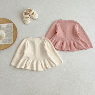 3-24M Baby Girls Knitted Cardigan Sweater