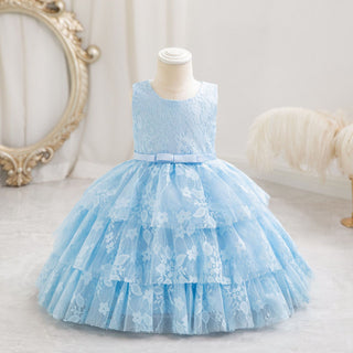 River 12M-4Y Girl's Birthday Sleeveless Lace Princess Dress