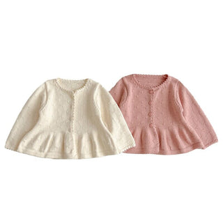 3-24M Baby Girls Knitted Cardigan Sweater