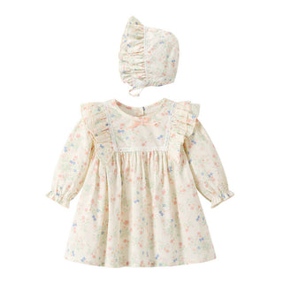 3M-3Y  Girls Floral Long Sleeve Dress