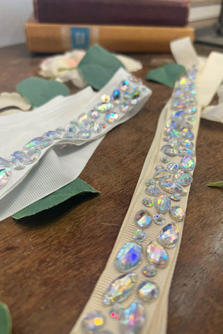 Iridescent Gemstone Sash