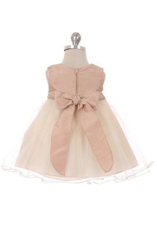 Dara 428B Poly Silk Tulle Baby Dress