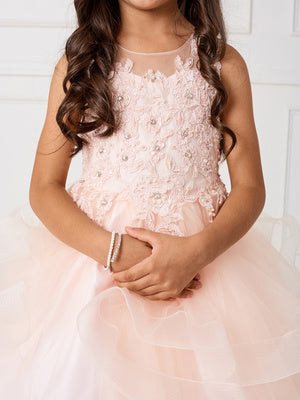 Ashley (7018) Girl's Special Occasion/Flower Girl/ Mini Quince Dress Sizes 2-18