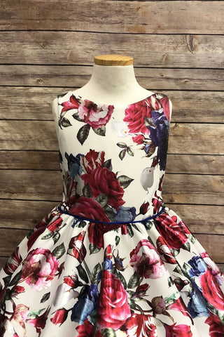Wren 283-T Floral Taffeta Dress