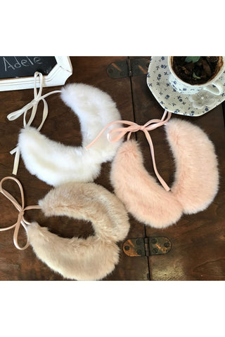 Soft faux fur collar